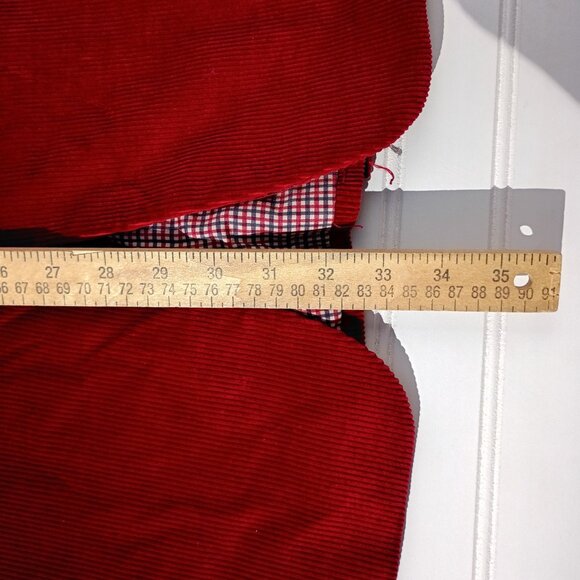 SADDLEBRED Jacket Mens 56R Sport Coat Red Corduroy 2 Button Christmas Blazer - Picture 15 of 16